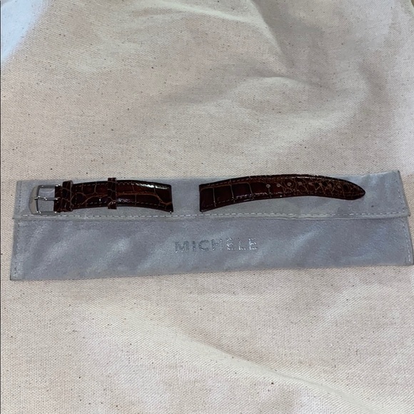 Michele watch alligator strap - Picture 1 of 11